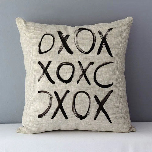 Nordic simply style words letters printed cozy couch cushion cover