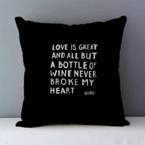 Nordic simply style words letters printed cozy couch cushion cover