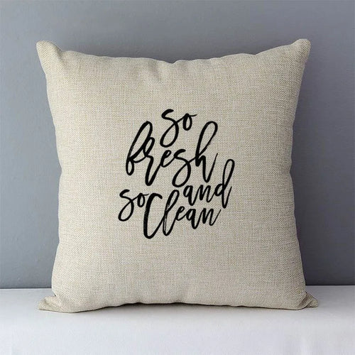 Nordic simply style words letters printed cozy couch cushion cover