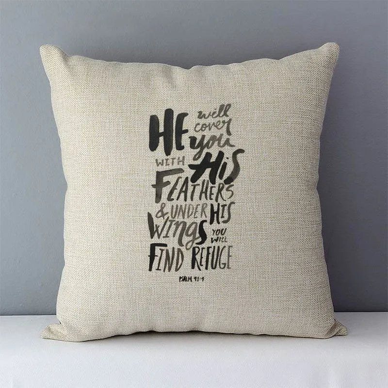 Nordic simply style words letters printed cozy couch cushion cover