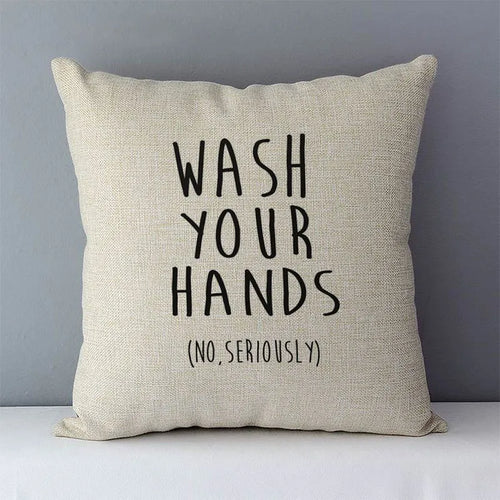 Nordic simply style words letters printed cozy couch cushion cover
