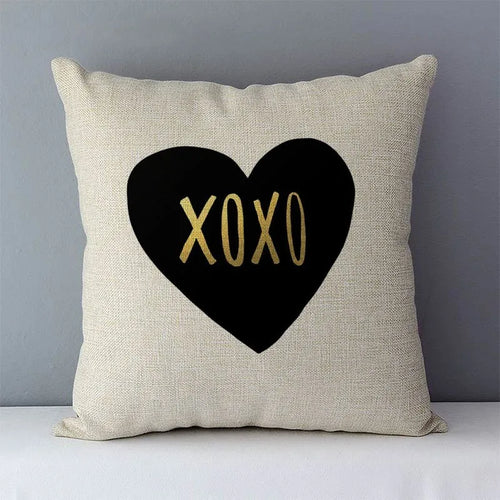 Nordic simply style words letters printed cozy couch cushion cover