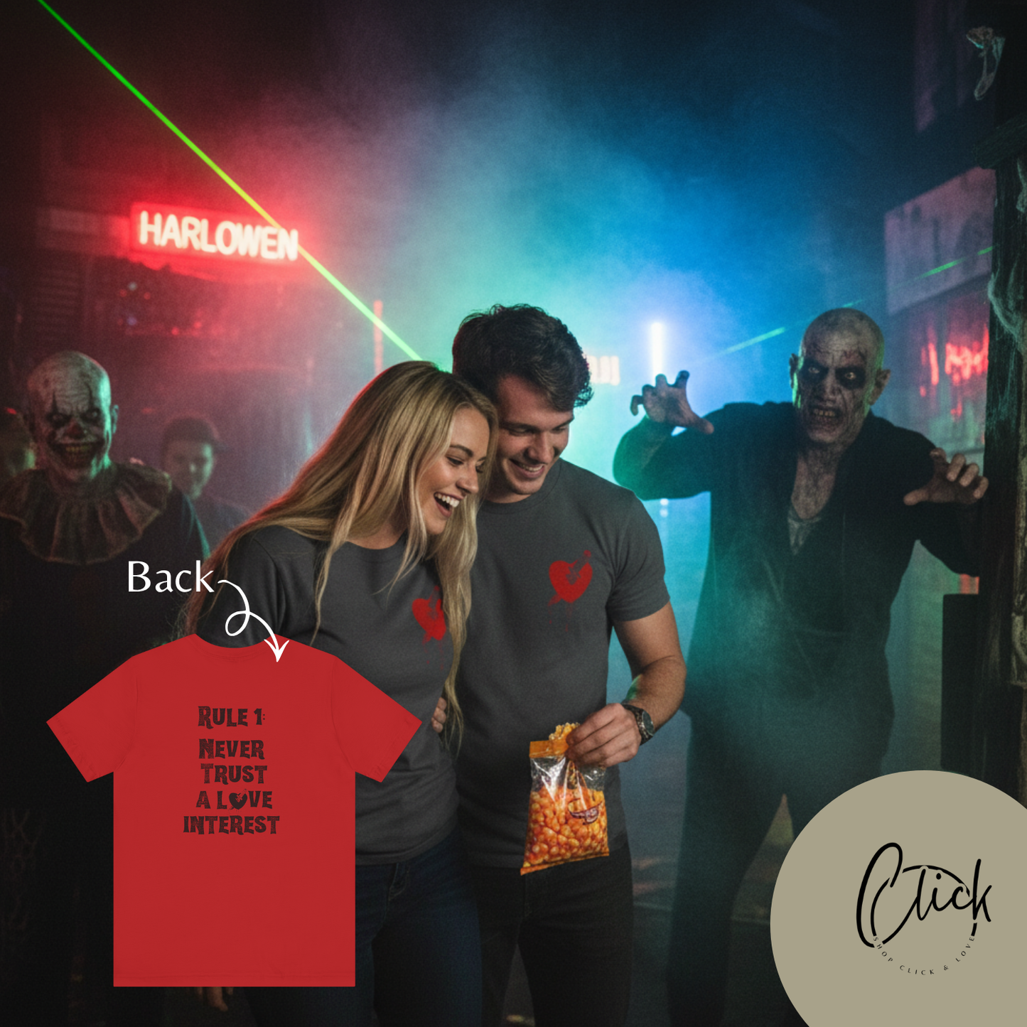 Never Trust A Love Interest Tee - Knife in Heart Tee