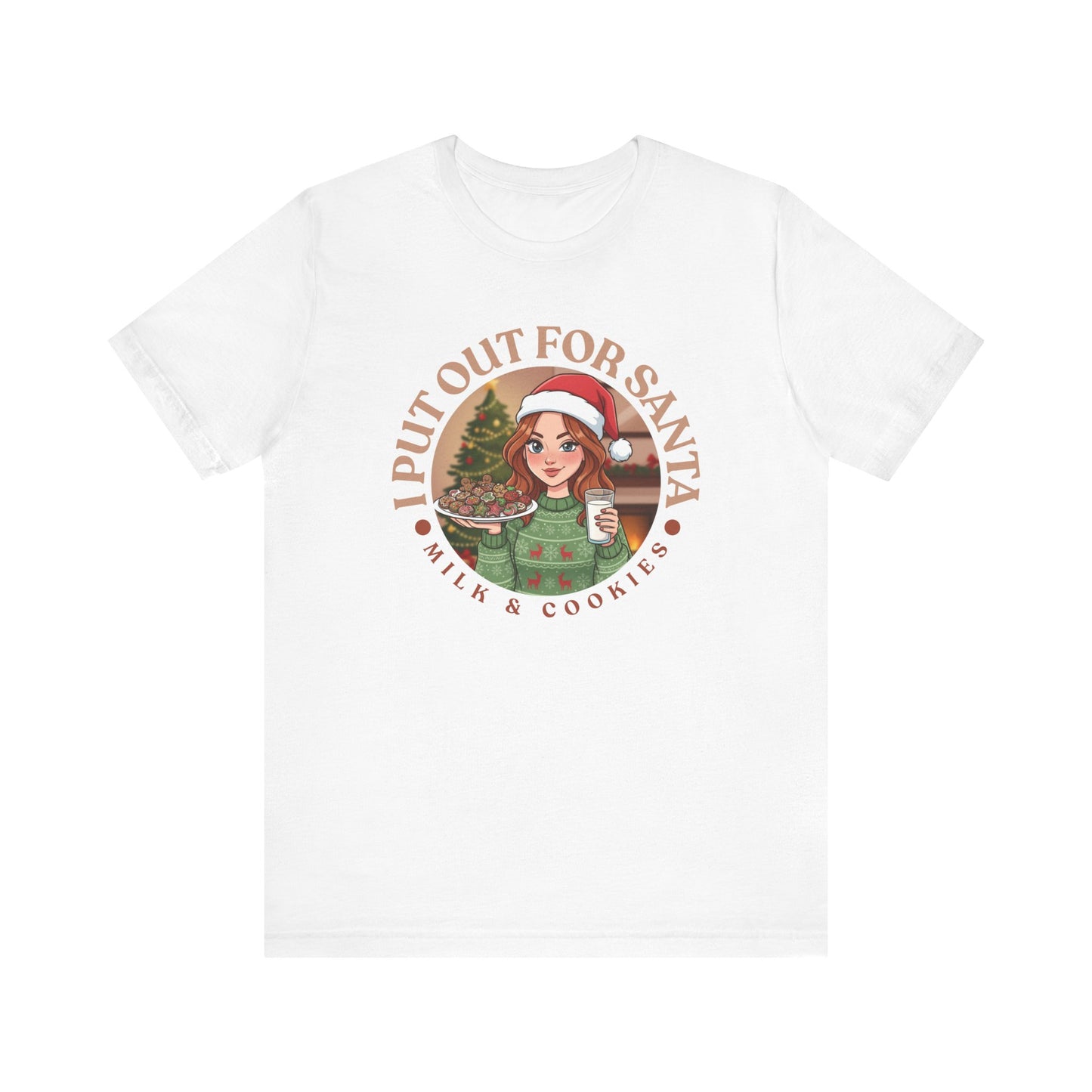 Santa's Milk & Cookies Unisex Jersey Tee v3