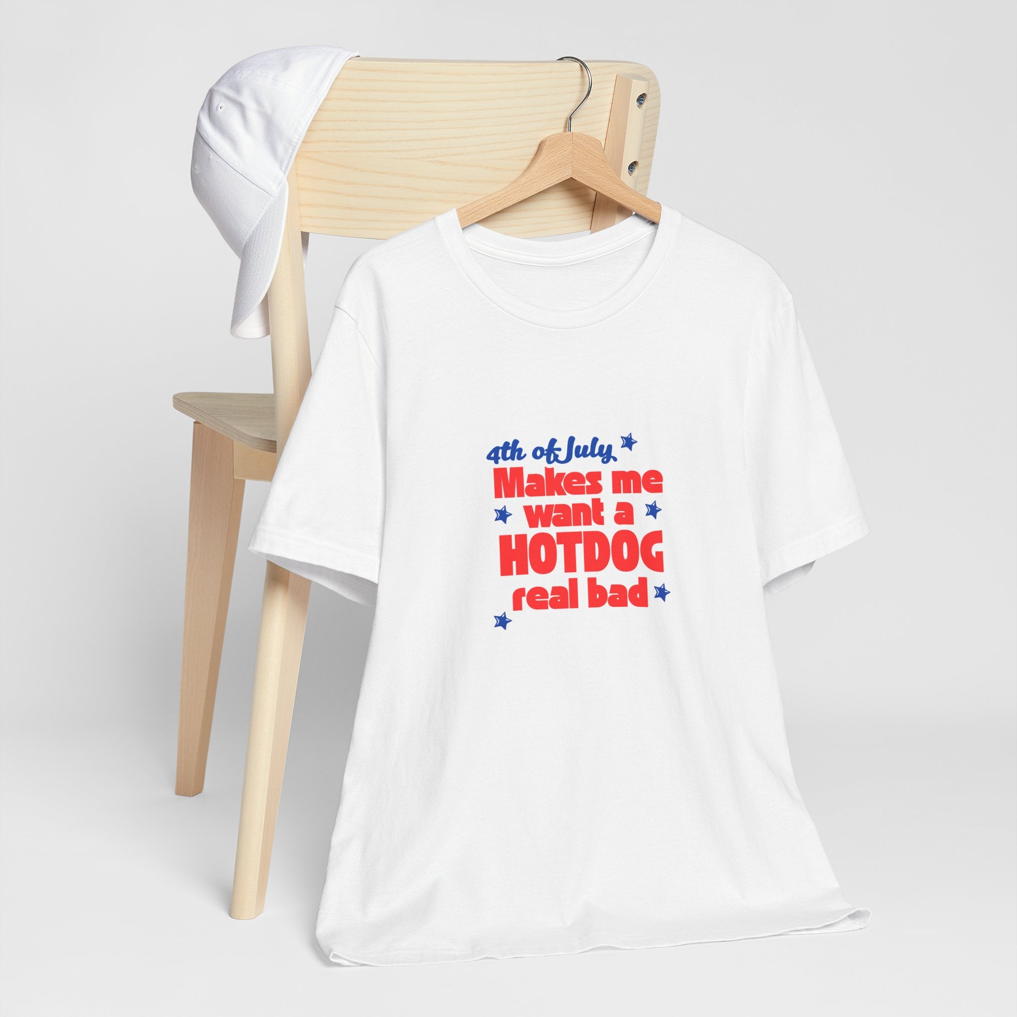 4th of July Hotdog Unisex Tee, Independence Day Shirt, BBQ Celebration Outfit, Summer Festive Wear, Fun Family Gatherings