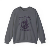 Moonlight & Mischief Crewneck Sweatshirt, Cozy Witchy Sweatshirt, Unisex Halloween Apparel, Fall Fashion, Gift for Her