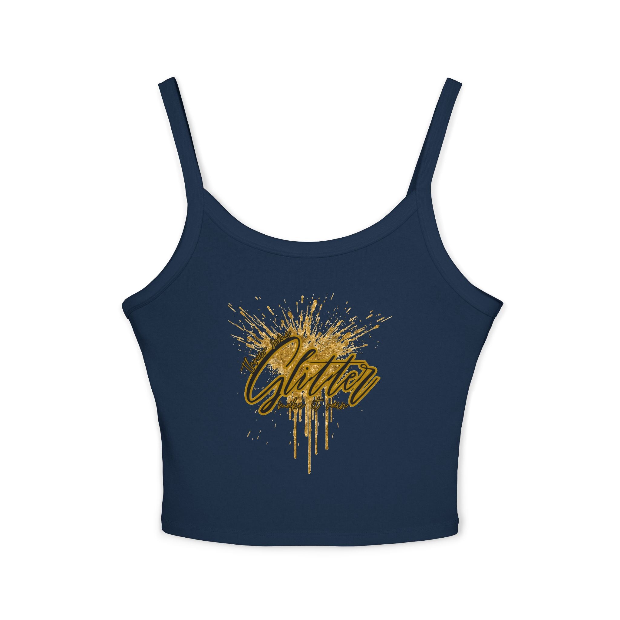 Sparkling Glitter Women's Tank Top, Summer Vibes, Casual Wear, Party Outfit, Gift Idea, Festival Fashion