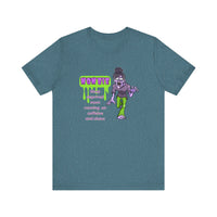 Funny Mombie T-Shirt: Sleep Deprived Mom Running on Caffeine and Chaos, Unisex Tee, Gift for Moms, Parent Humor Shirt