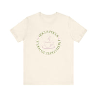 I Need Coffee to Focus Tee-Shirt, Fall Apparel, Halloween Apparel, Witchy Vibes