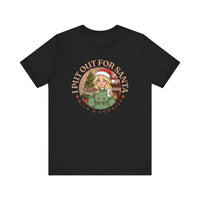 Festive Holiday Tee - "I Put Out for Santa" Christmas Shirt V2