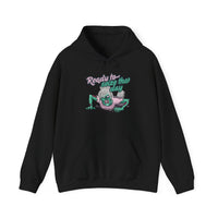 Zombie Vibes Hooded Sweatshirt - Seize the Day, Halloween Gift, Cozy Fall Wear, Unisex Pullover, Casual Comfort