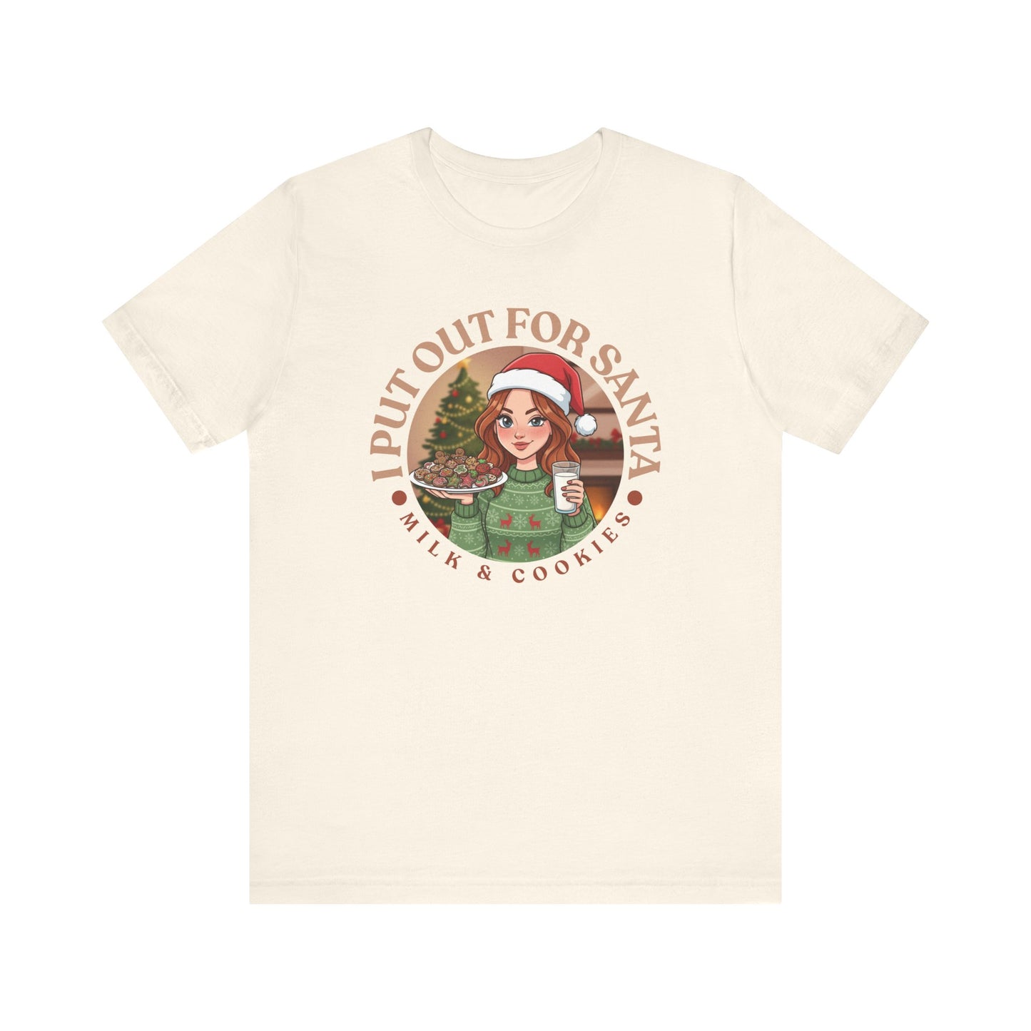 Santa's Milk & Cookies Unisex Jersey Tee v3