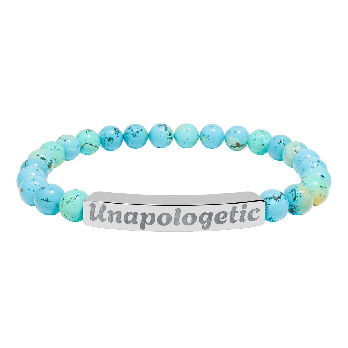 Unapologetic Natural Stone Stretch Bracelet