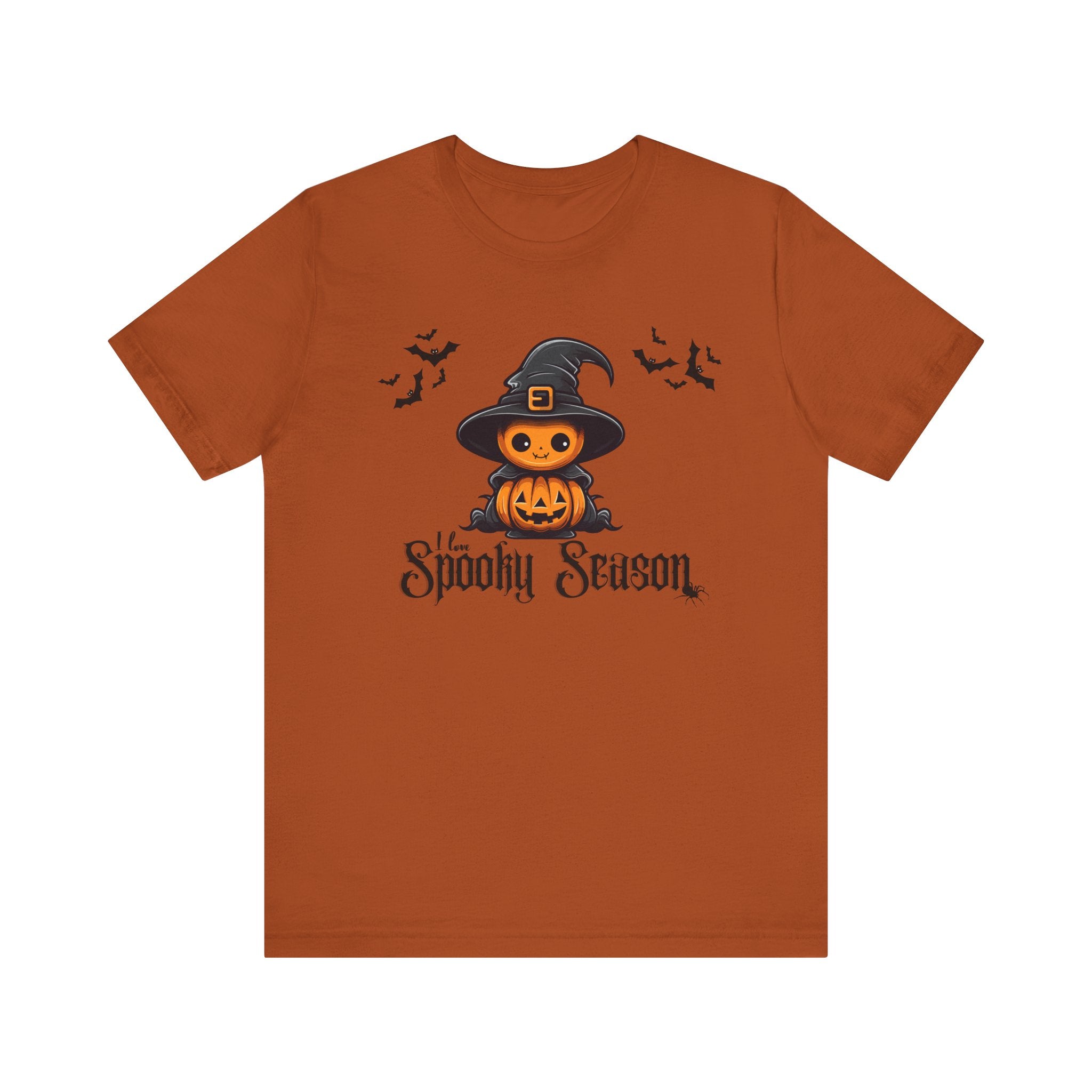 I love Spooky Season Tee, Unisex T-Shirt for Halloween, Fall Festival Shirt, Ghosts & Ghouls Merchandise, Pumpkin Apparel
