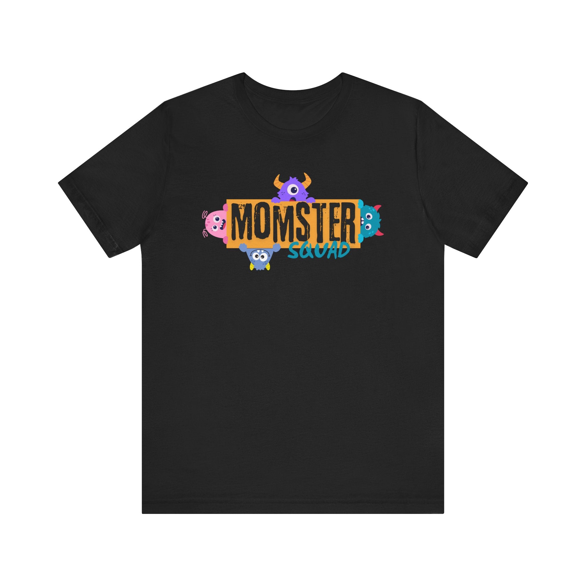 Momster Squad Tee - Fun Unisex Jersey Short Sleeve Shirt, Ultimate Mom Gift, Halloween Tee, Cute Family