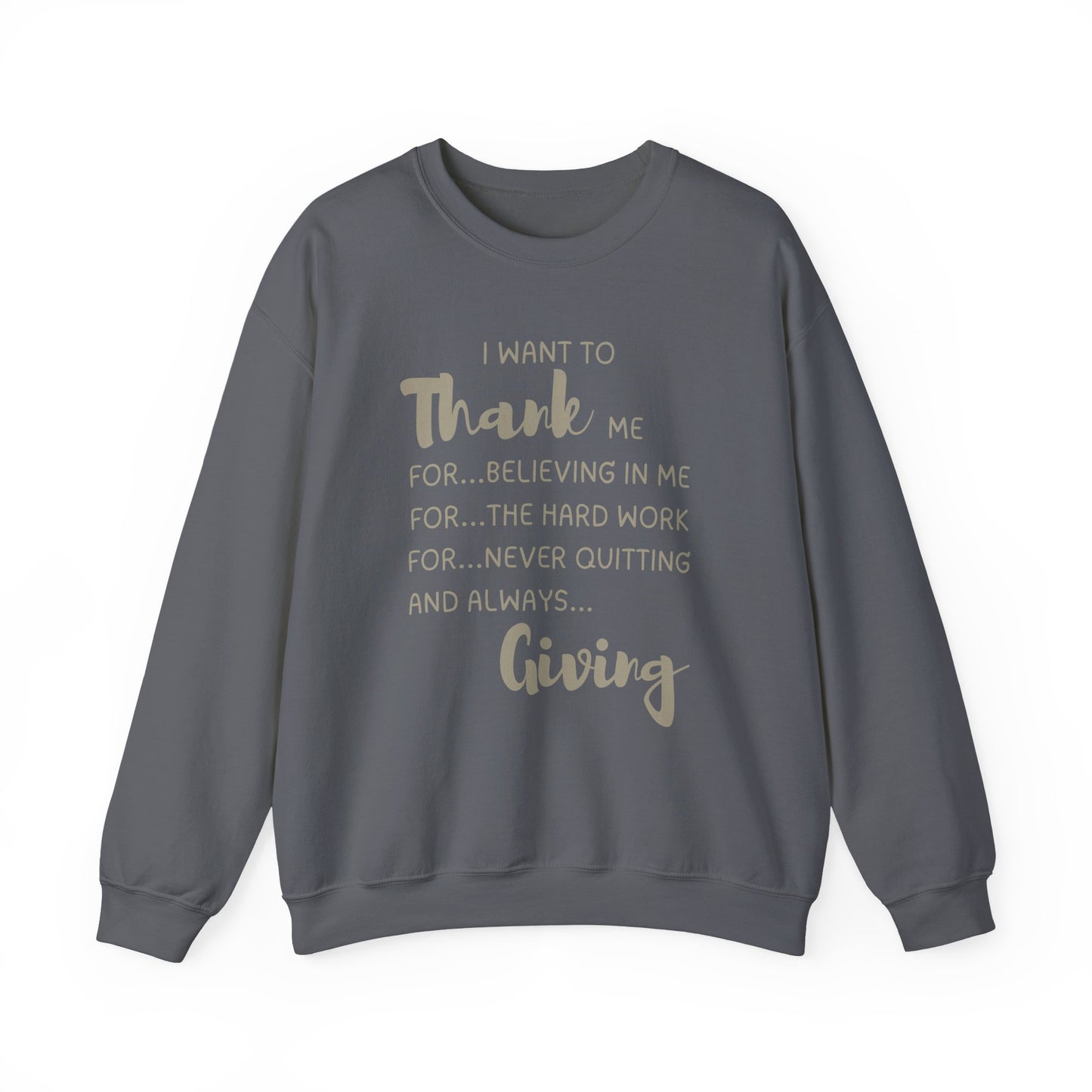 Thank Me, Thanksgiving Unisex Heavy Blend™ Crewneck Sweatshirt