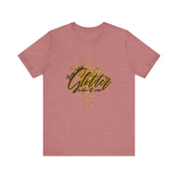 Throw some glitter Unisex Jersey Tee | Trendy Apparel, Casual Wear, Concert Tee, Festival Top