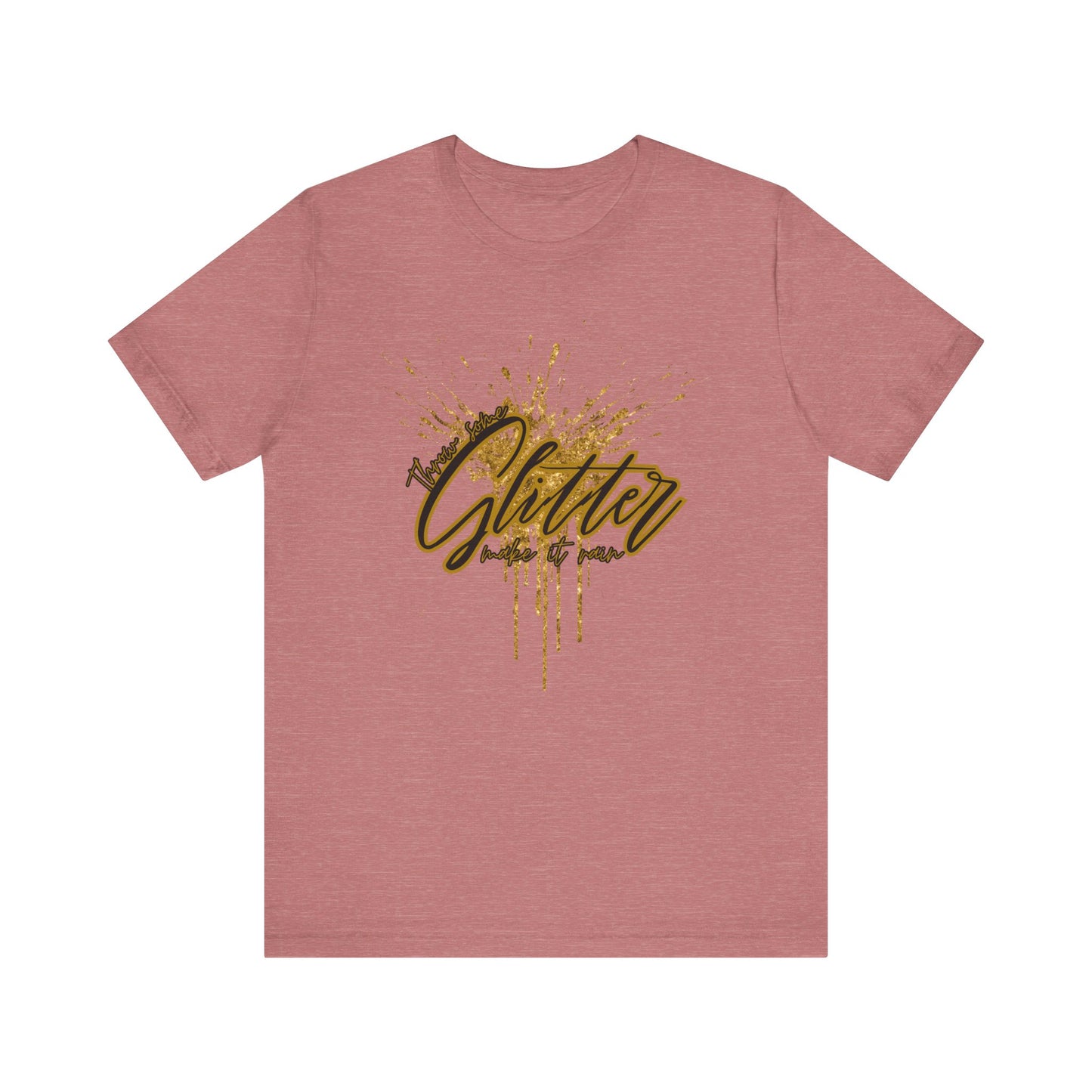 Throw some glitter Unisex Jersey Tee | Trendy Apparel, Casual Wear, Concert Tee, Festival Top