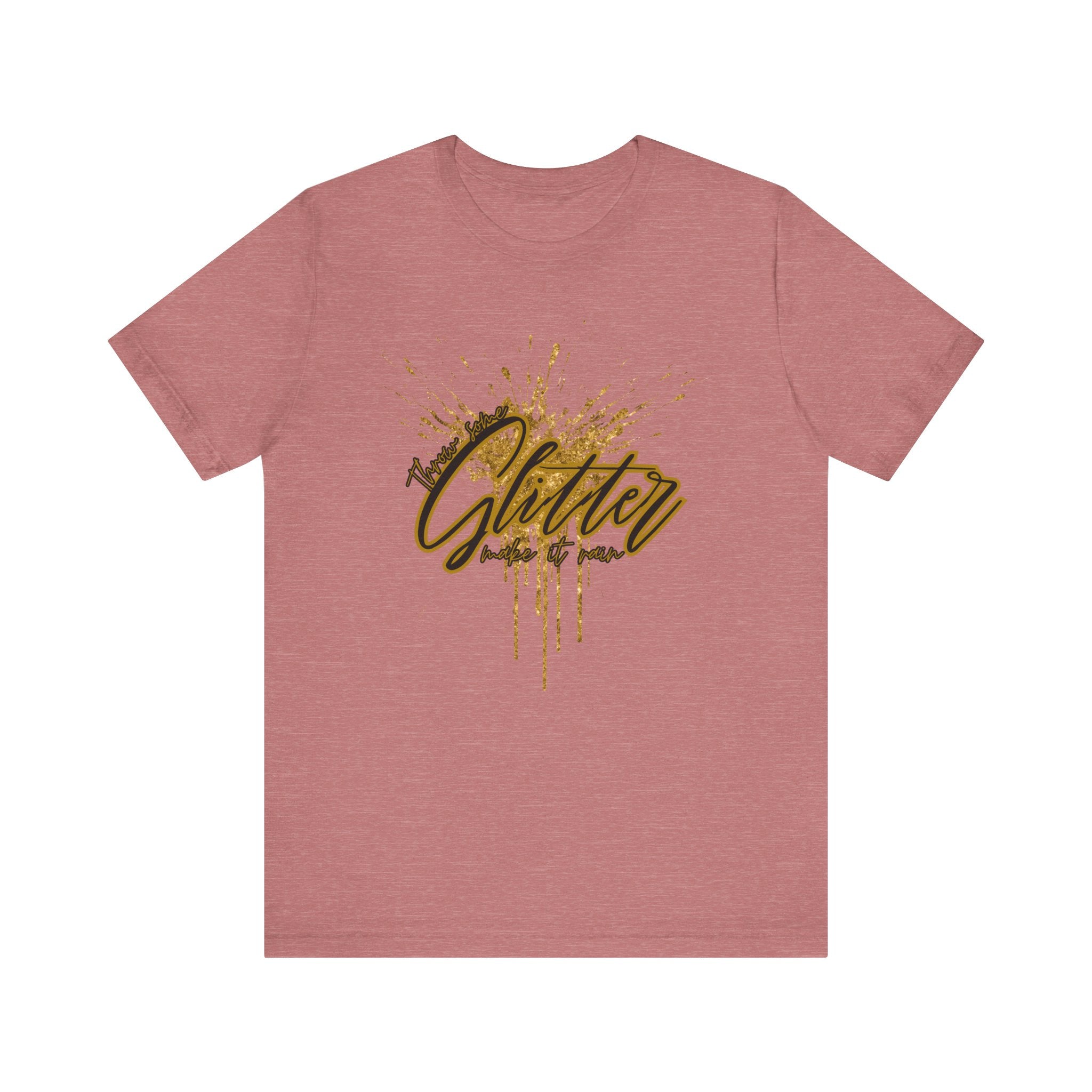 Throw some glitter Unisex Jersey Tee | Trendy Apparel, Casual Wear, Concert Tee, Festival Top