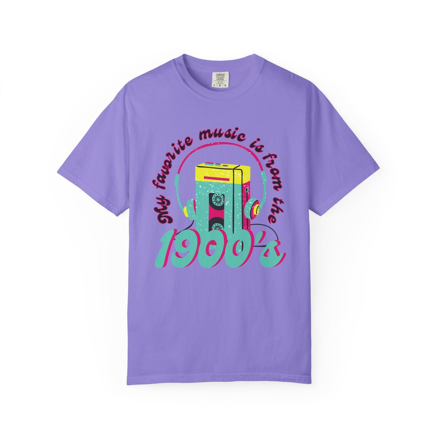 1990s Retro Cassette Tee — "My Favorite Music Is From the 1900's" Vintage Radio T-Shirt