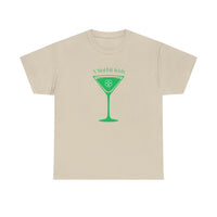 St. Patrick's Day Martini Tee — Irish Green Cocktail Graphic Shirt