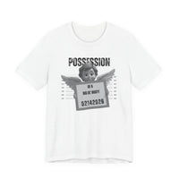 Possession of a Big Ol' Booty Tee – Funny Mugshot Angel Graphic Valentines Shirt