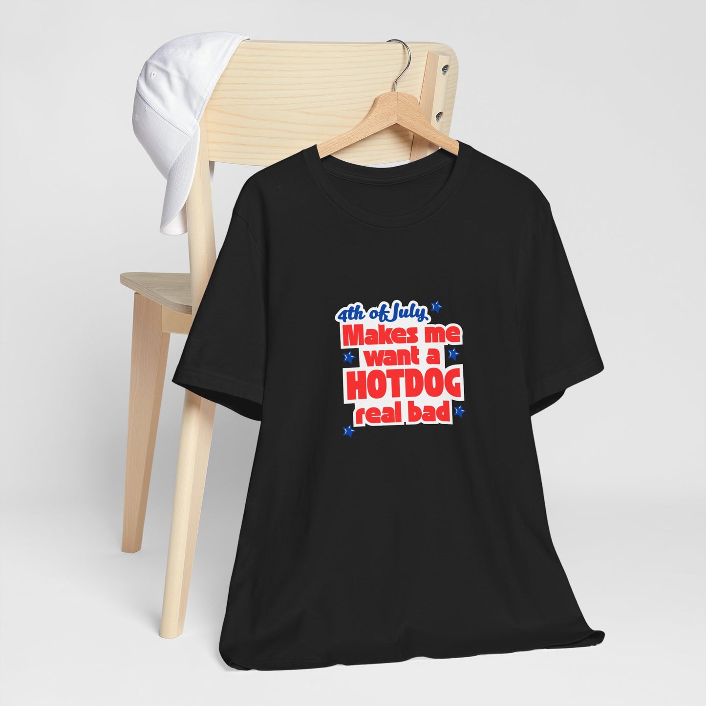 4th of July Hotdog Unisex Tee, Independence Day Shirt, BBQ Celebration Outfit, Summer Festive Wear, Fun Family Gatherings