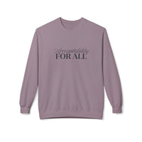 Accountability For All Crewneck Sweatshirt — Inclusive Message Crew Sweatshirt