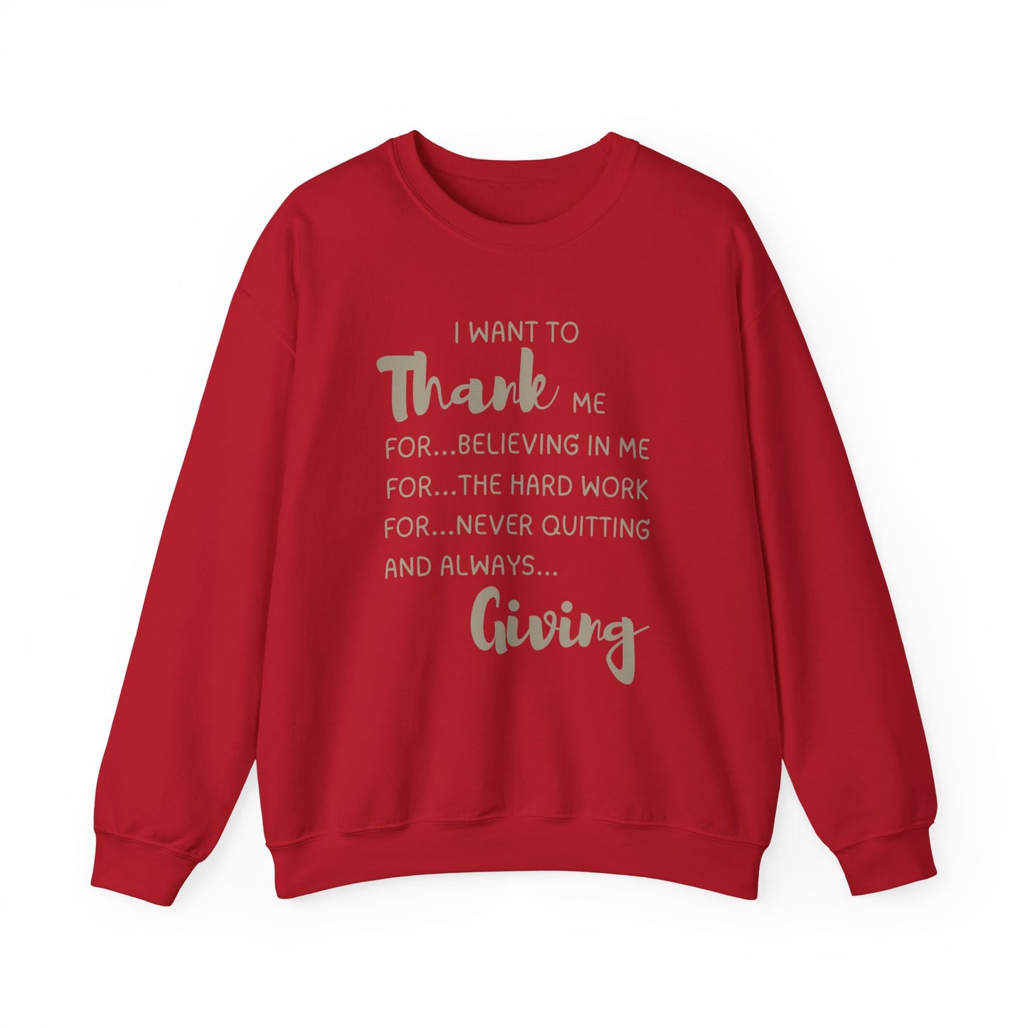 Thank Me, Thanksgiving Unisex Heavy Blend™ Crewneck Sweatshirt