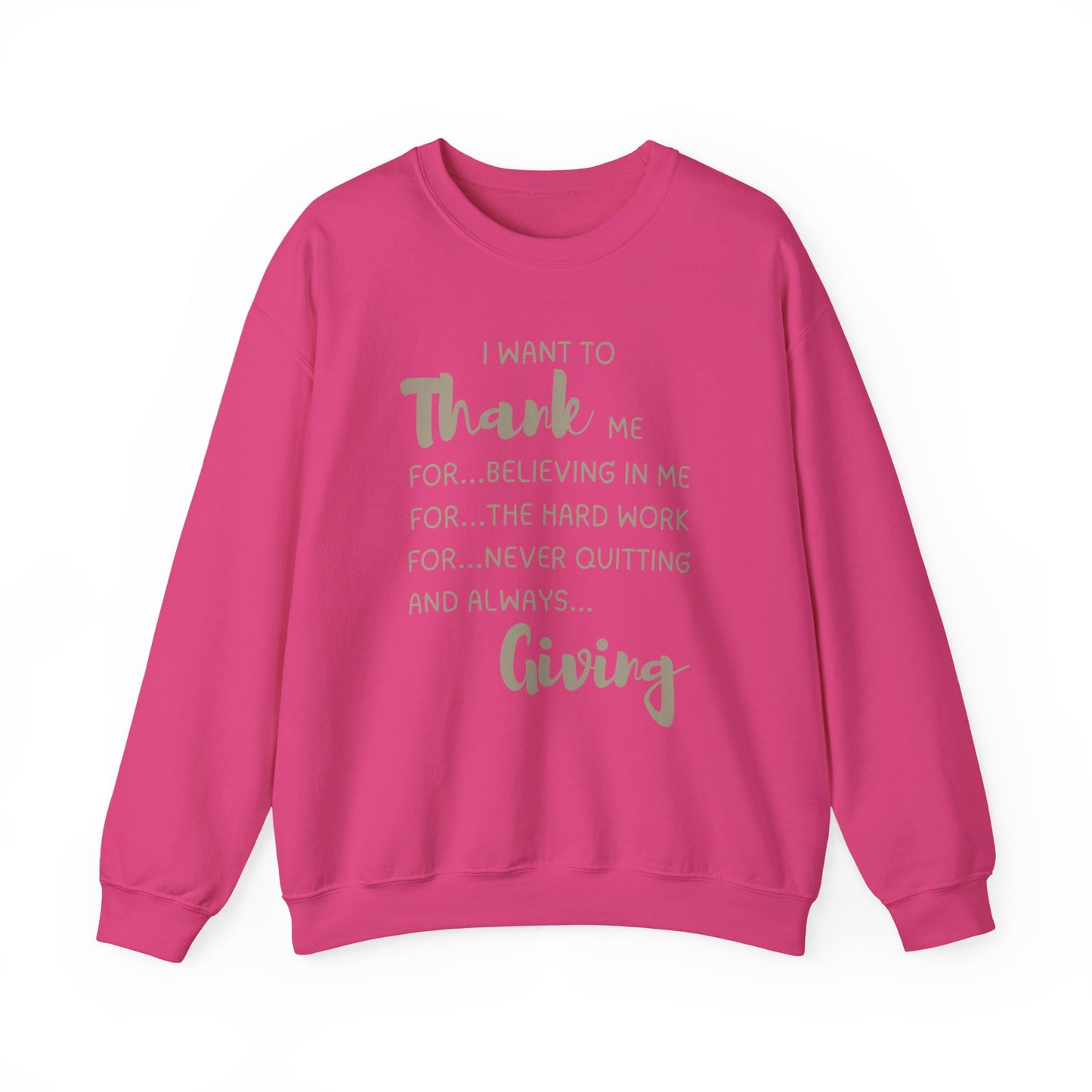 Thank Me, Thanksgiving Unisex Heavy Blend™ Crewneck Sweatshirt