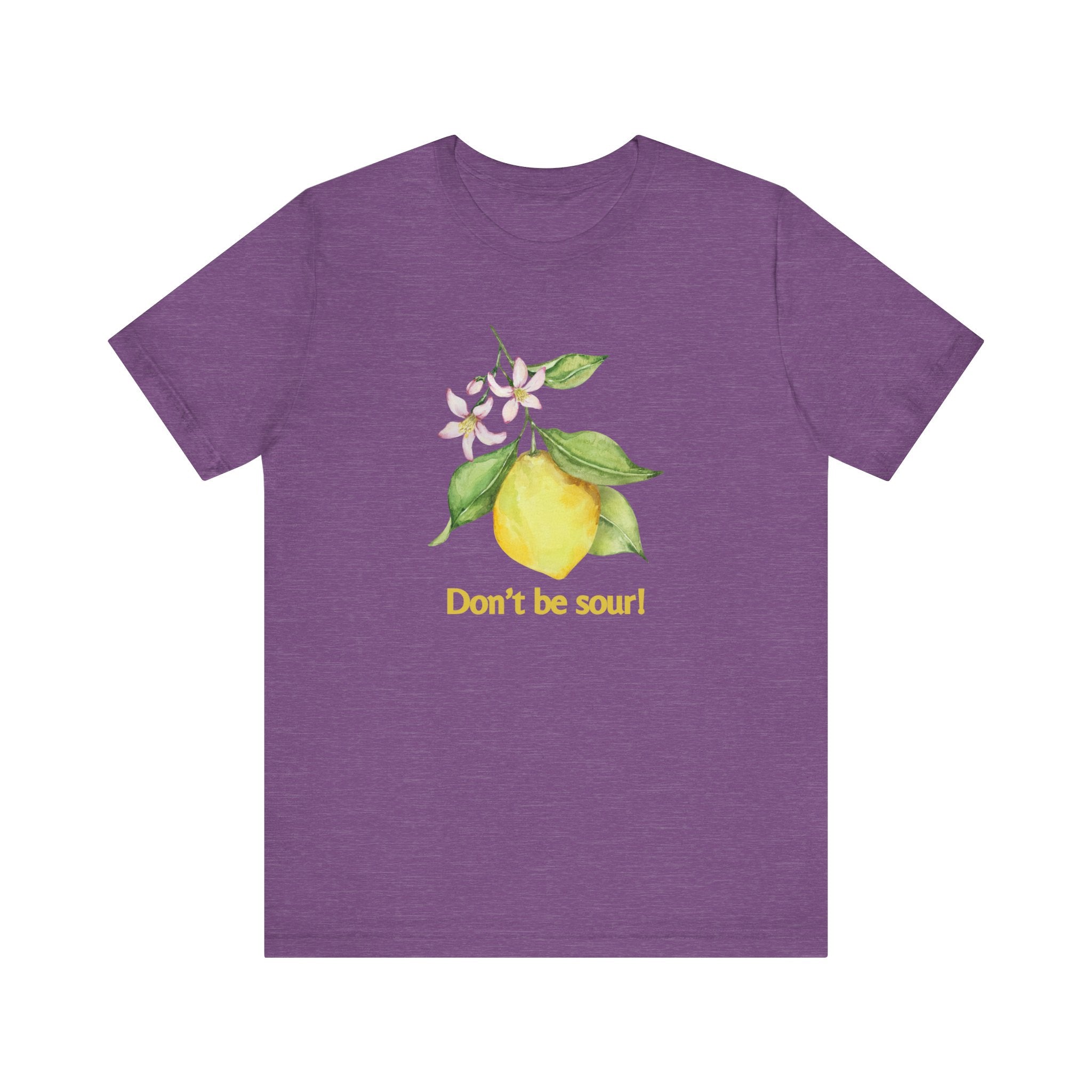 Lemon Vibes T-Shirt, Funny Tee, Gift for Friends, Summer Clothing, Citrus Lover Shirt, Don't Be Sour Tee, Quirky Humor Apparel