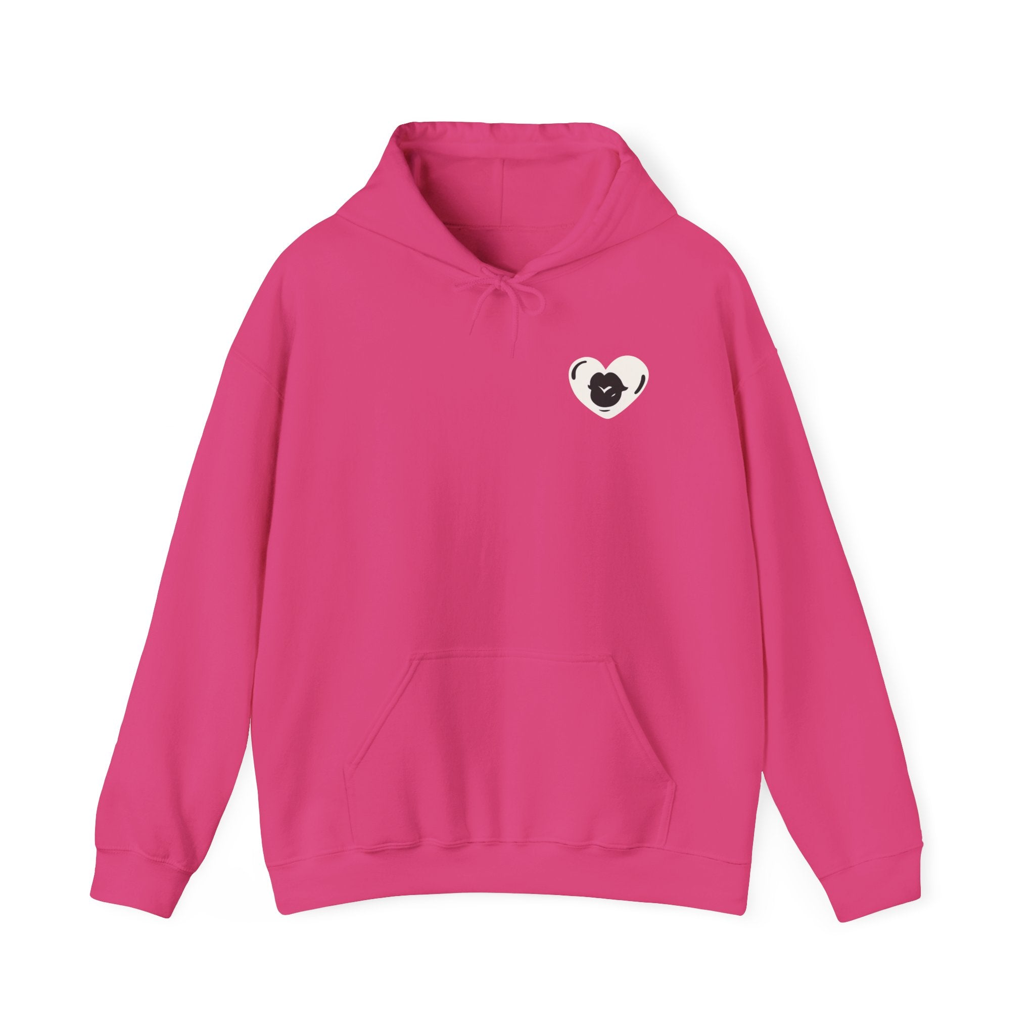 Have the Day you Deserve, Vintage Pin-Up Hoodie — Retro Woman Blowing Kiss Graphic Pullover