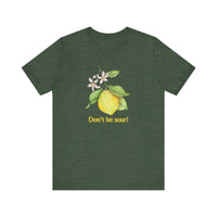 Lemon Vibes T-Shirt, Funny Tee, Gift for Friends, Summer Clothing, Citrus Lover Shirt, Don't Be Sour Tee, Quirky Humor Apparel