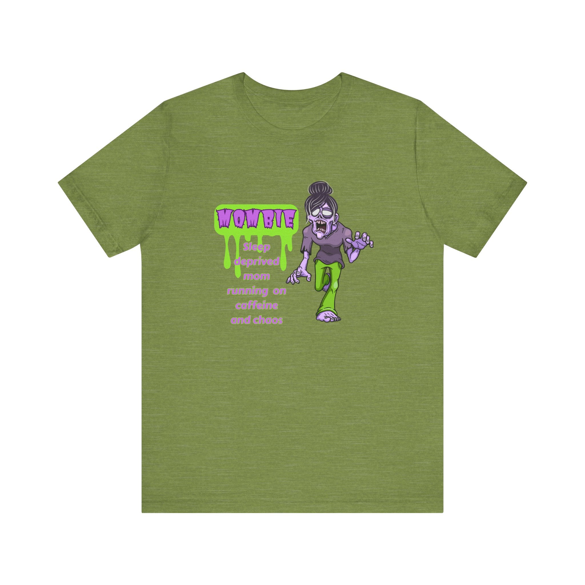 Funny Mombie T-Shirt: Sleep Deprived Mom Running on Caffeine and Chaos, Unisex Tee, Gift for Moms, Parent Humor Shirt