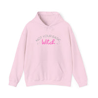 Not Your Basic Witch Hoodie | Cozy Sweatshirt for Witchy Vibes, Halloween Apparel, Gift for Witches, Cute Casual Wear, Fall Fashion