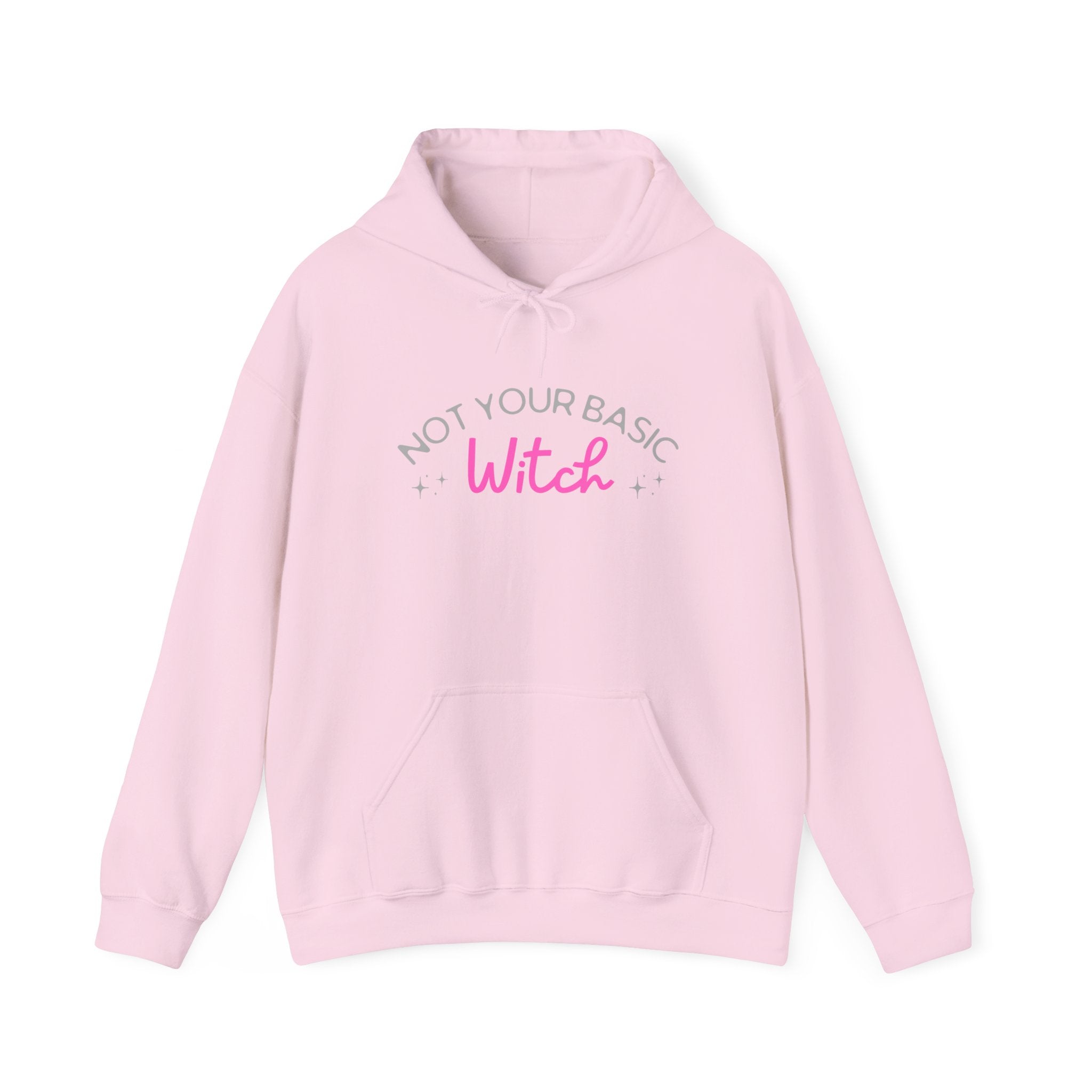 Not Your Basic Witch Hoodie | Cozy Sweatshirt for Witchy Vibes, Halloween Apparel, Gift for Witches, Cute Casual Wear, Fall Fashion