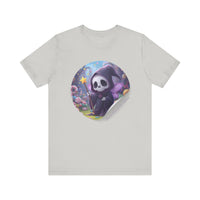 Boppity Boo Cute Grim Reaper Tee, Soft Unisex Jersey T-Shirt, Fun Halloween Shirt, Goth Aesthetic Apparel