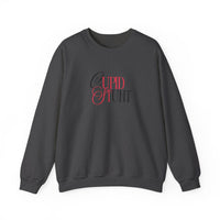 Cupid Stunt Crewneck Sweatshirt — Funny Valentine's Day Graphic Crewneck