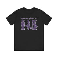 Where My Witches At? Witch Tee Shirt, Halloween Apparel, Casual Tee, Gift for Witches, Halloween Party T-Shirt