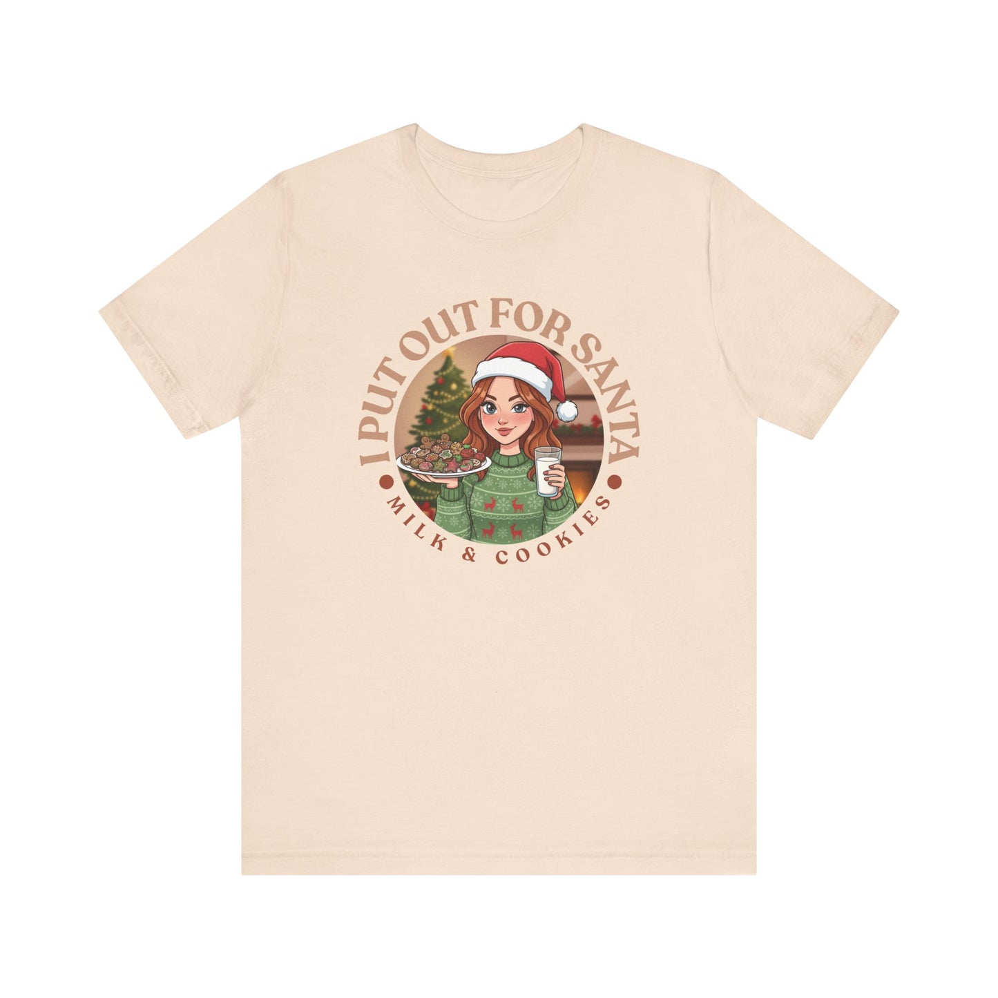 Santa's Milk & Cookies Unisex Jersey Tee v3