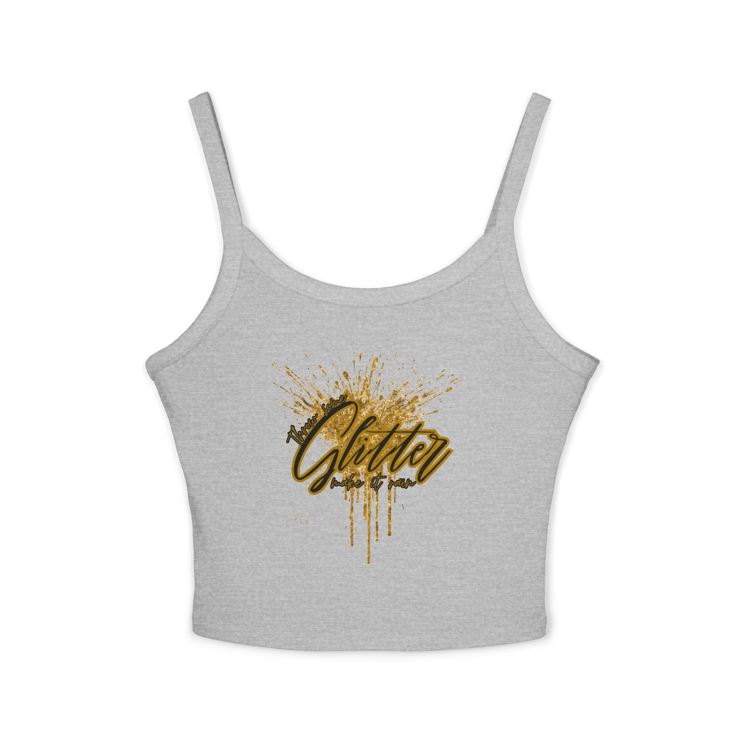 Sparkling Glitter Women's Tank Top, Summer Vibes, Casual Wear, Party Outfit, Gift Idea, Festival Fashion