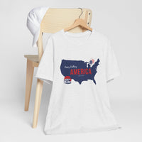 Happy Birthday America Tee, Unisex Jersey T-Shirt, 4th of July Shirt, Patriotic Tee, Americana Apparel, Independence Day Gift