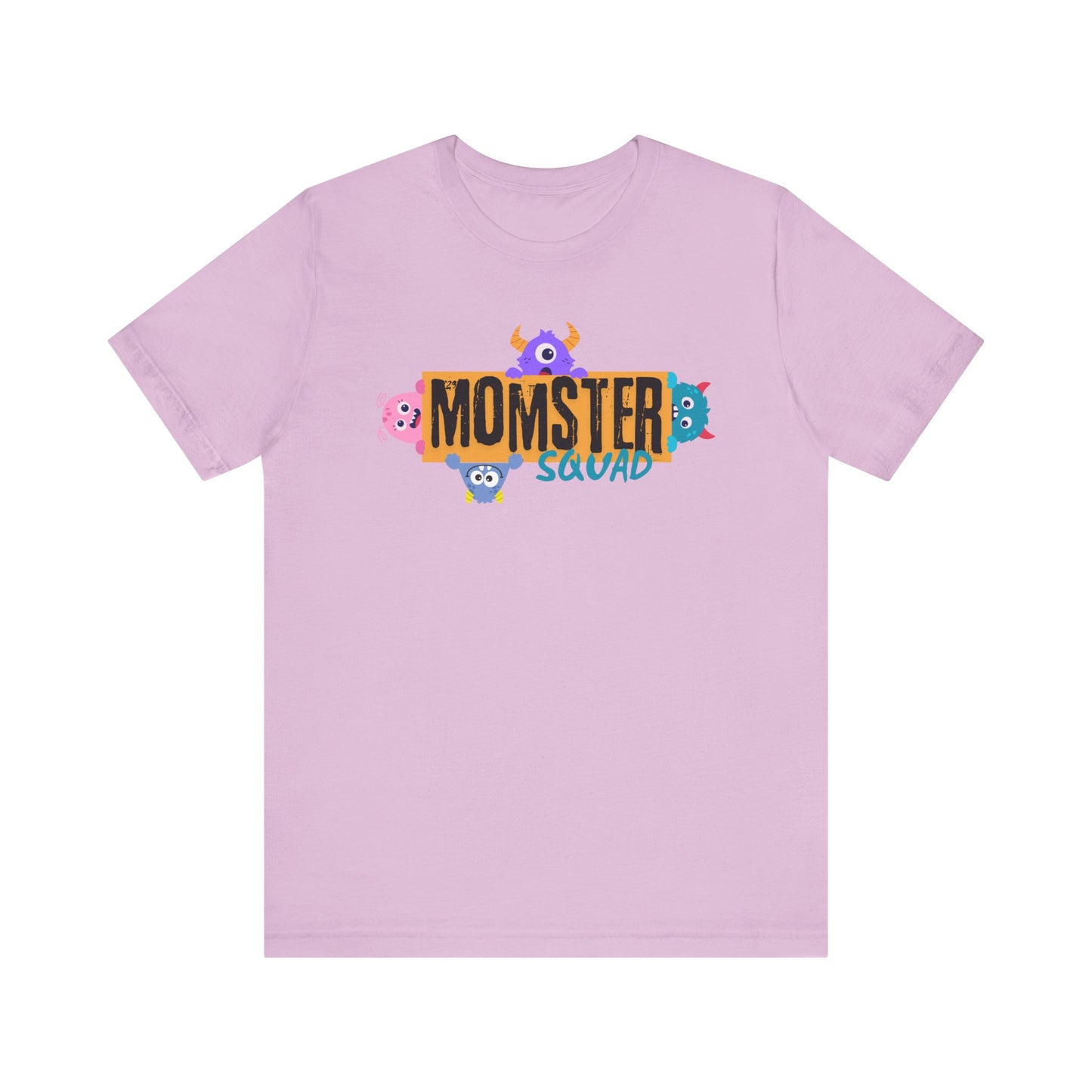 Momster Squad Tee - Fun Unisex Jersey Short Sleeve Shirt, Ultimate Mom Gift, Halloween Tee, Cute Family
