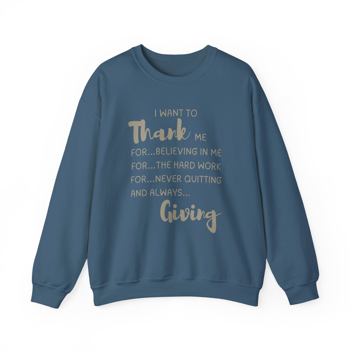 Thank Me, Thanksgiving Unisex Heavy Blend™ Crewneck Sweatshirt