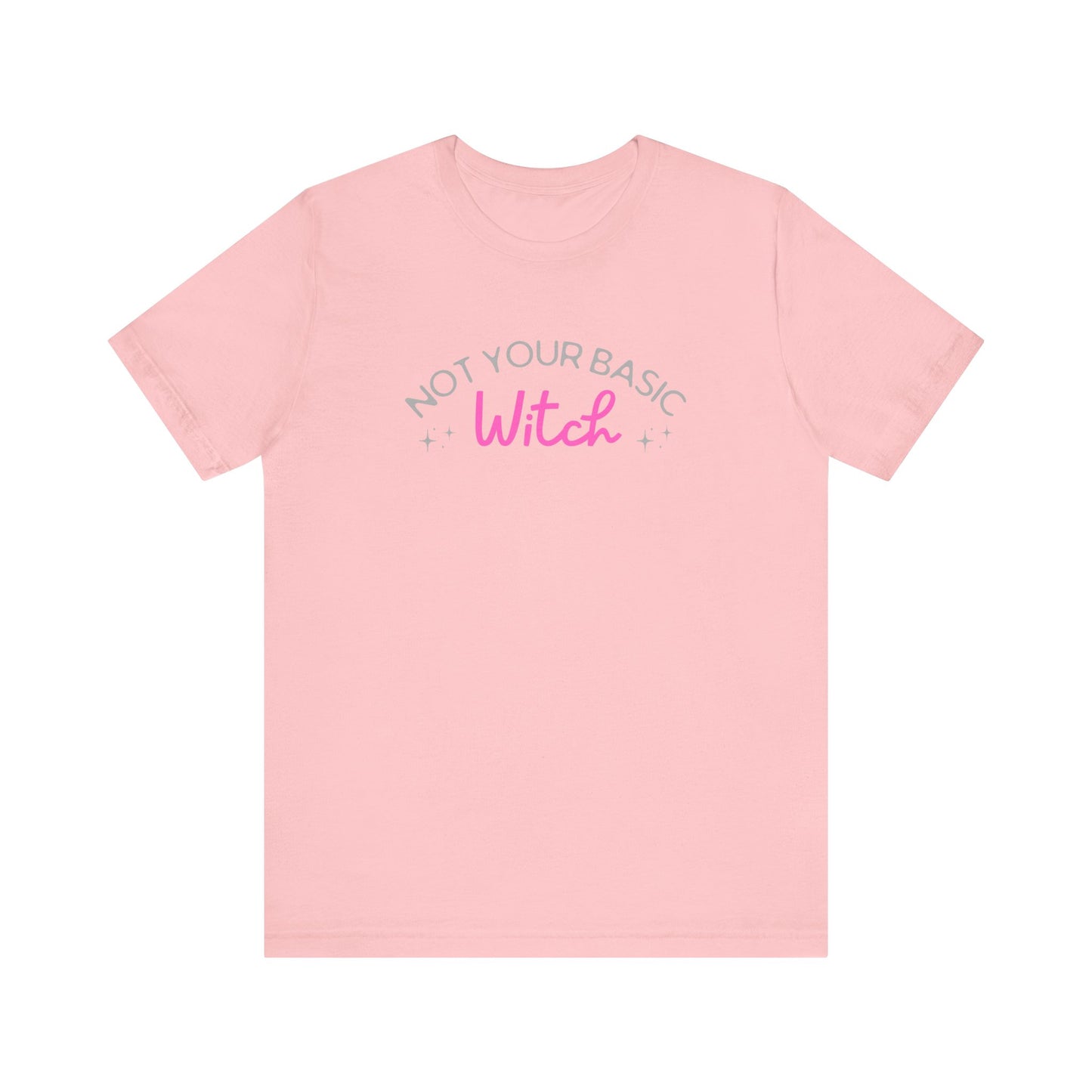 Not Your Basic Witch Tee, Funny Witch Shirt, Unisex Halloween T-Shirt, Gift for Witchy Friends, Spooky Season Apparel, Casual Everyday Wear