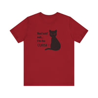 Black Cat Curse Tee: Funny T-Shirt, Cat Lovers Gift, Spooky Halloween Apparel, Unique Animal Shirt, Cozy Everyday Wear