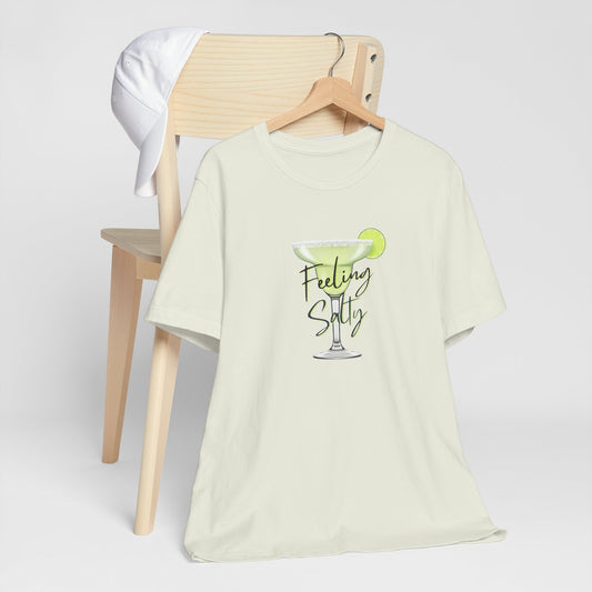 Feeling Salty Margarita Tee | Fun Summer Shirt, Cocktail Lover Gift, Unisex Party Wear, Casual Beach Outfit