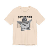 TRESPASSING:  (Mugshot Angel Design) - Valentine's Tee