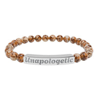 Unapologetic Natural Stone Stretch Bracelet