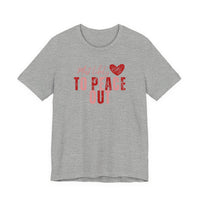 Most Likely To Peace Out T-Shirt – Funny Casual Graphic Tee with Heart